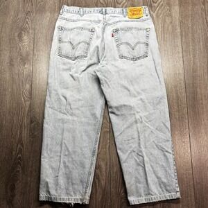 Vintage Levis 550 Jeans Mens 36 28 Relaxed Fit Wide Leg Y2k Distressed